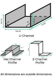 sheet metal u channel|u channel steel near me.